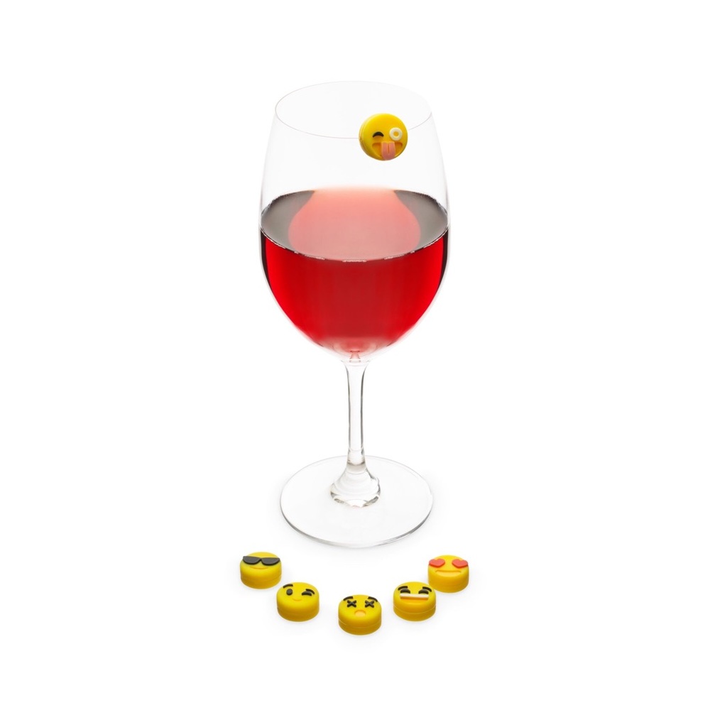 Francesca’s Emoji drink charms